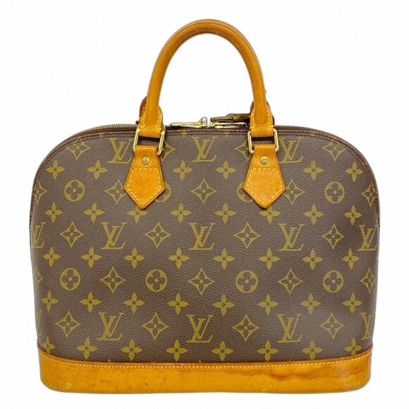 LOUIS VUITTON Authentic Brown Monogram Alma Bag